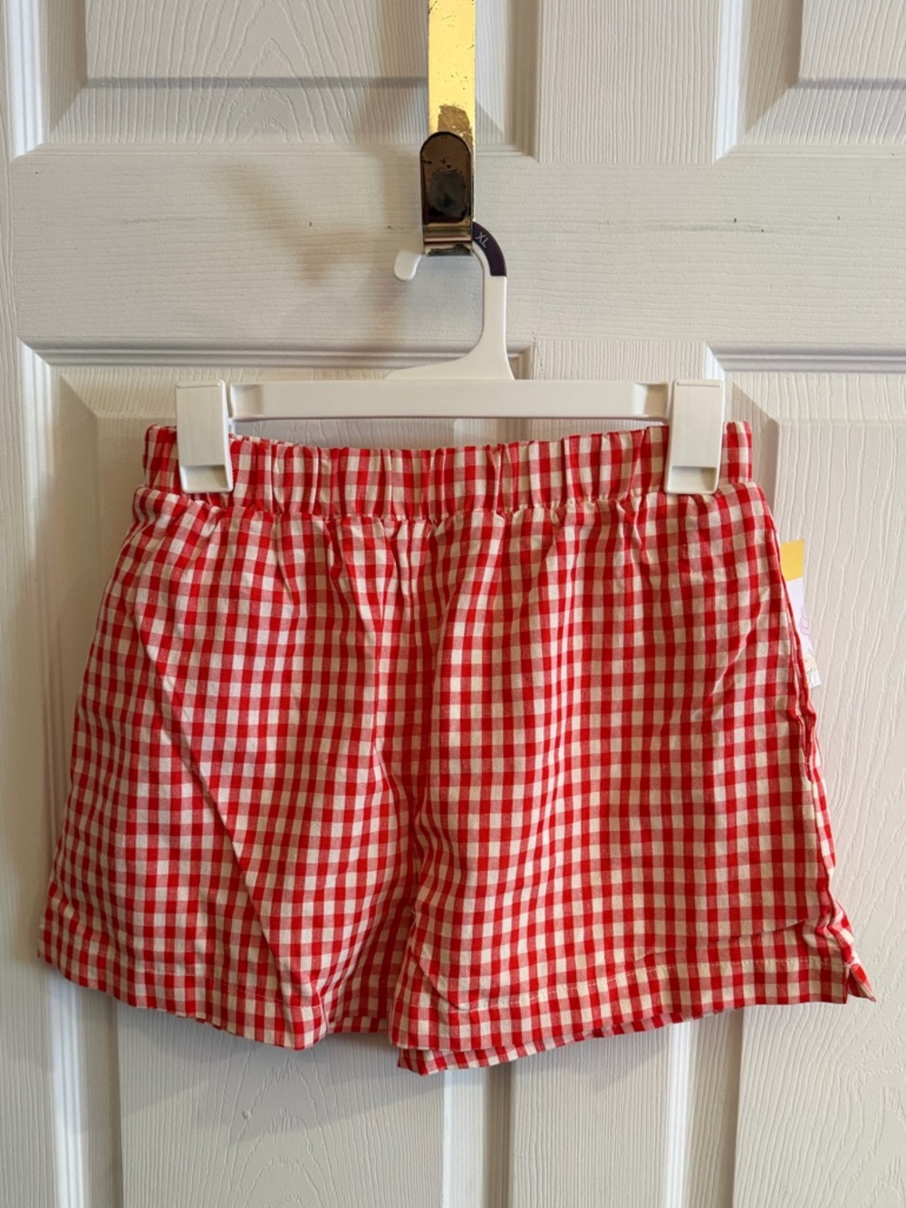 Neutral Ground NWT Red Gingham Women’s Elastic-Waist Shorts